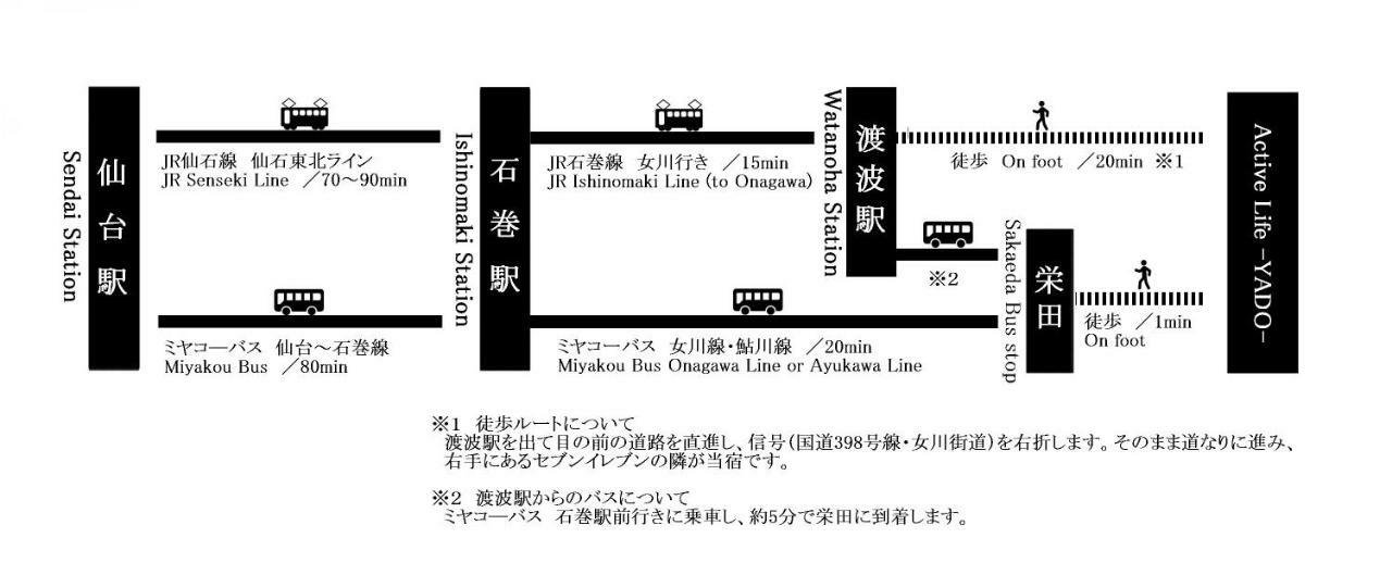 Guest House Active Life -Yado- Ishinomaki Exterior photo
